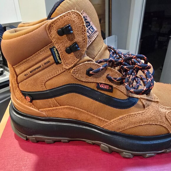 Vans MTE Crestline Waterproof Glazed Ginger Mens Size 10 Boots HIKING SHOE NEW - Picture 6 of 9